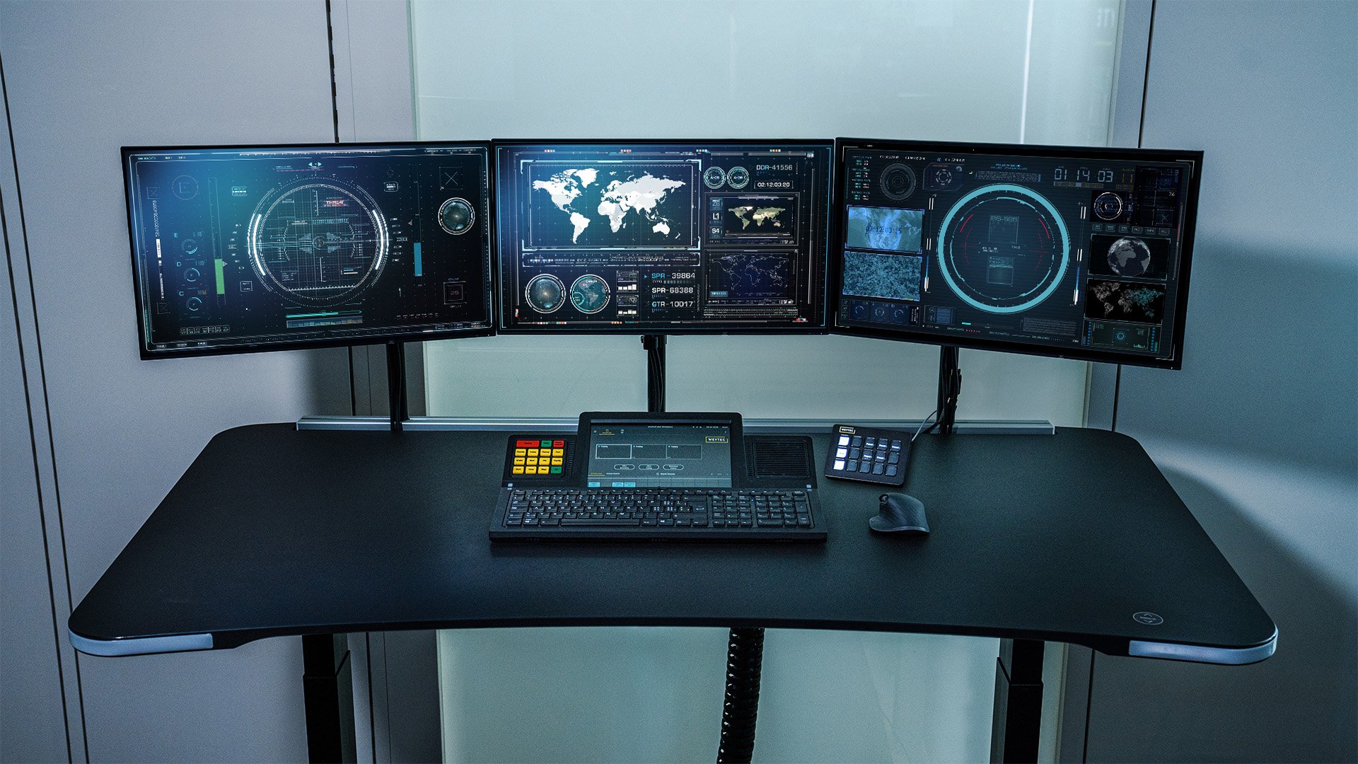 WEYTEC smartKEYS in Airtraffic ATM ATC control rooms